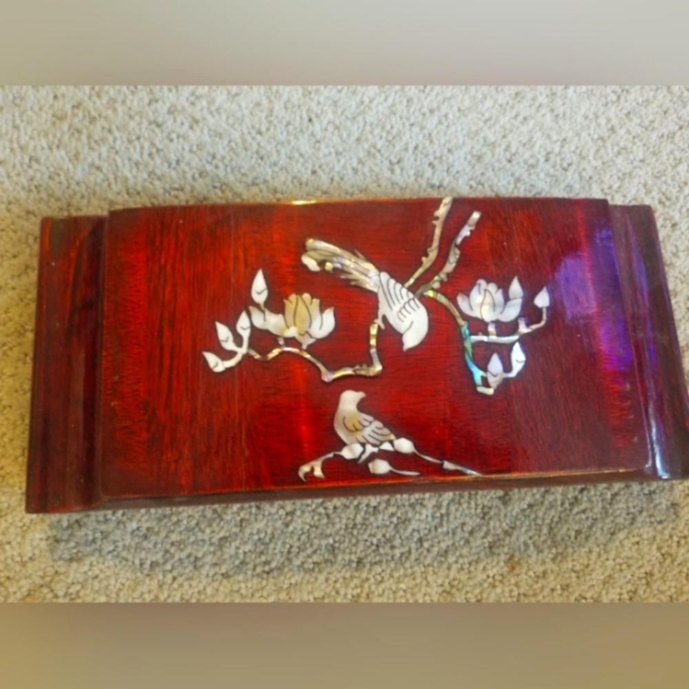 Vintage Lacquer Japanese Writing Box